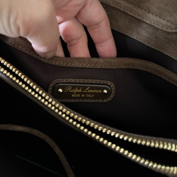 Ralph Lauren Collection - Brown Suede Fringe Bag - Picture 10 of 11